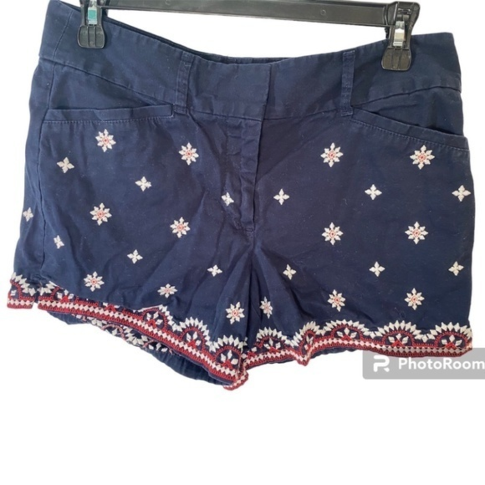 LOFT OUTLET‎ SIZE 2 Patterned 4" Shorts